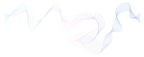 Blue and pink pastel wave background. Vector illustration.