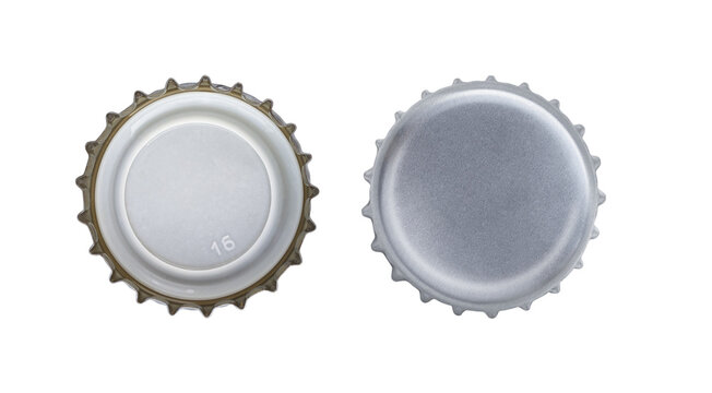 Stopper from a bottle beer isolated on a transparent background