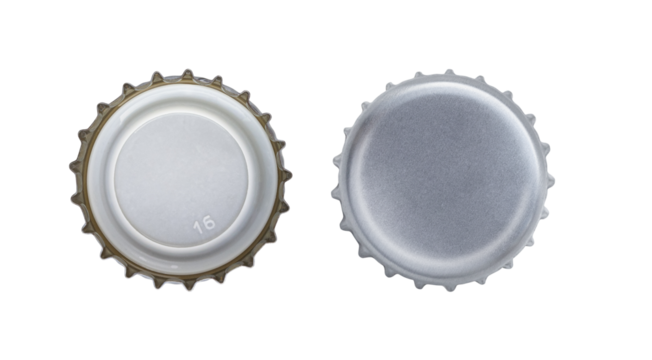 Stopper from a bottle beer isolated on a transparent background - Powered by Adobe