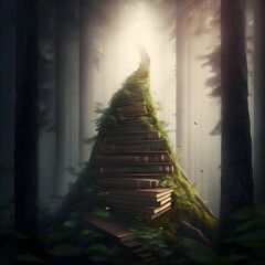 Ladder from books generative ai