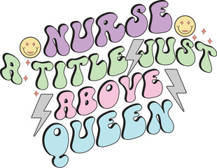 Retro Nurse Svg Design