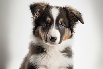Collie puppy portrait