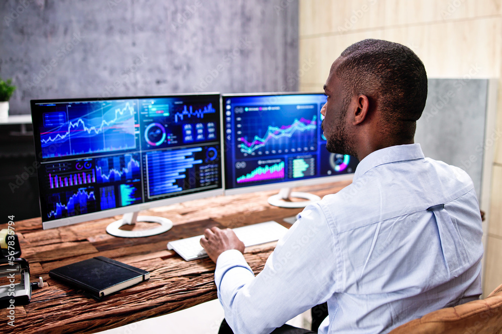 Poster business data analytics dashboard