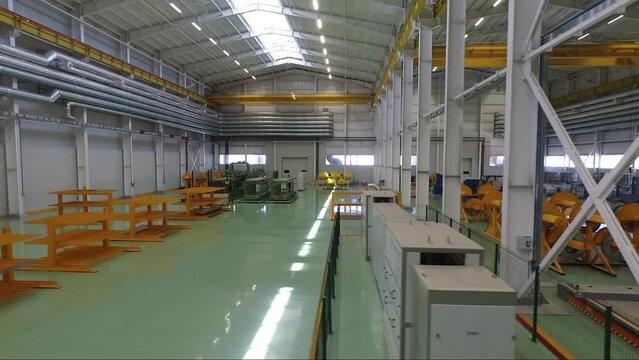 General view of the generator set, filmed by drone