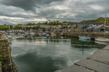 Fototapeta na wymiar Porthmadog Harbour, North Wales, UK