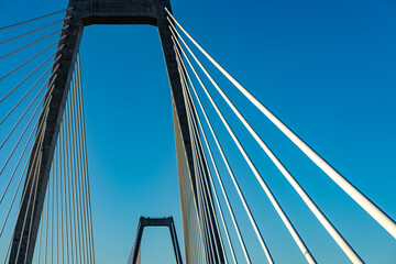 Obraz premium cable bridge