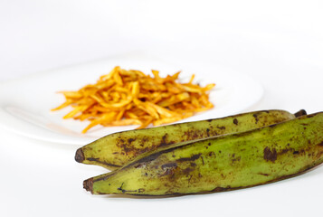 Plantain Green Banana and Banana Chips