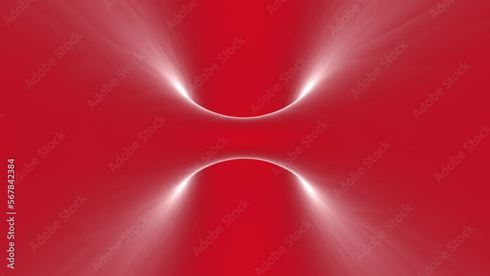 Wall mural seamless looping abstract three-dimensional red pattern rotation animation.
