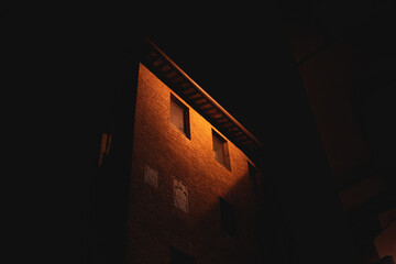 Italian night architecture