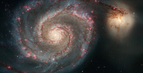 Deep space and galaxy nebulae, stars outside our solar system, wondering through the cosmos astrononomy, elements of this image are furnished by hubble and nasa © Visual Studio
