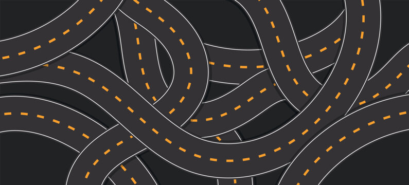 sfondo, strada, autostrada, linee di mezzeria,