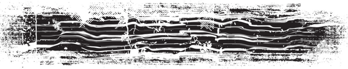 Obraz premium Glitch distorted geometric shape . Noise destroyed logo . Trendy defect error shapes . Glitched frame .Grunge textured . Distressed effect .Vector shapes with a halftone dots screen print texture.