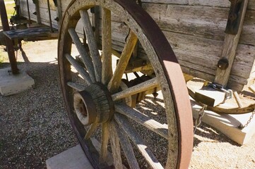 Fototapeta na wymiar Wagon wheel