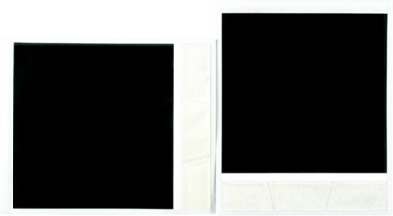 Two Blank Polaroid Frames - Isolated