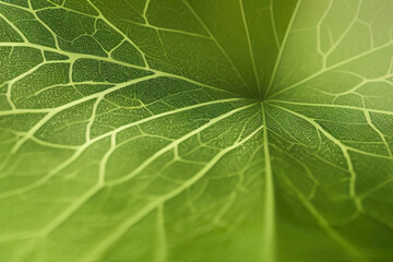 Fototapeta premium Green leaf texture - in detail