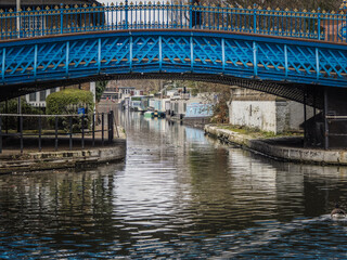 Naklejka premium bridge over the river little venice