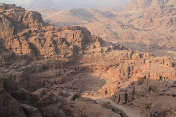 Theater in den Ruinen von Petra (Jordanien)