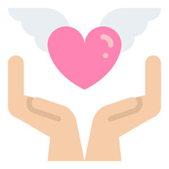 love forwarding heart wing encouragement