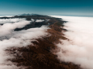 beautiful drone footage of Madeira, an island full of life and greenery, beautiful scenery