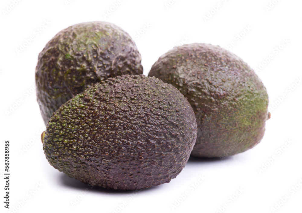 Poster Group of whole avocado