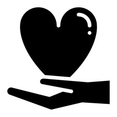 love charity give heart donate