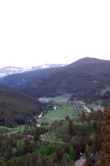 Fototapeta premium Rocky Mountain Valley in Spring