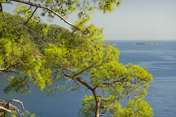 The panorama from the Lycian Way, Turkey	