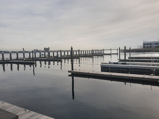 Obraz premium pier in the morning