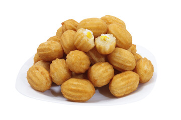 Brazilian snacks, cottage cheese and corn