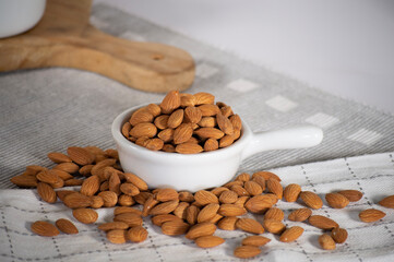 Almonds, a cup of Almonds