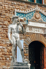 Naklejka premium Statue of David Florence, Italy