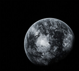 Planet, space, 3d illustration, 3d rendering