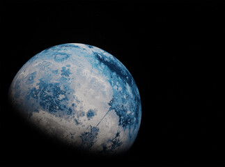 Planet, space, 3d illustration, 3d rendering