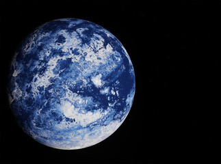 Planet, space, 3d illustration, 3d rendering