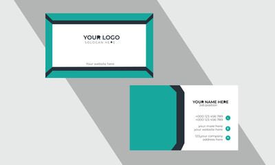 Modern Business Card - Creative and Simple Business Card Template. 