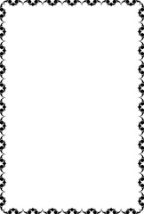 vector frames black on a white background