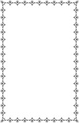 vector frames black on a white background
