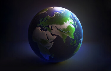 Fototapeta premium an illustration of the planet earth