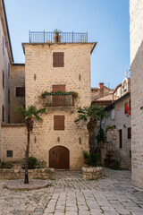 Fototapeta na wymiar Architecture in Kotor Old Town in Montenegro