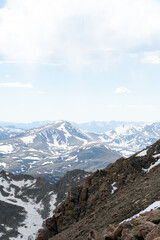 mountain landscape with sky and clouds Colorado