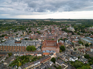 Fototapeta na wymiar Winchester aerial view shot with Mini 3 pro