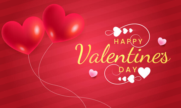 Valentine's day background or happy valentine day  template