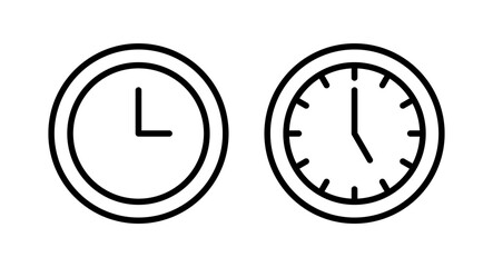 Clock icon vector illustration. Time sign and symbol. watch icon