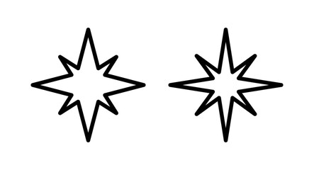 Compass icon vector illustration. arrow compass icon sign and symbol