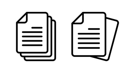 Obraz premium Document icon vector illustration. Paper sign and symbol. File Icon