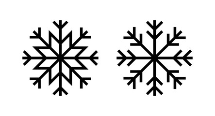 Snow icon vector illustration. snowflake sign and symbol