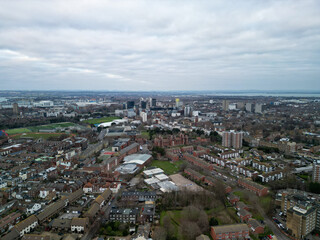 Fototapeta premium Portsmouth Aerial View, Shot with Mini 3 Pro