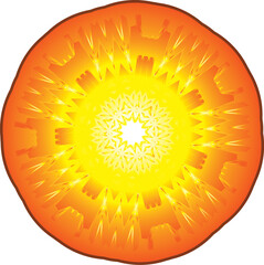 Beautiful decorative background. Vector file for designs.