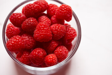 Ripe red Raspberries 