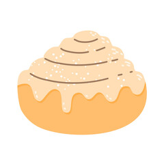 Cinnamon rolls with sugar